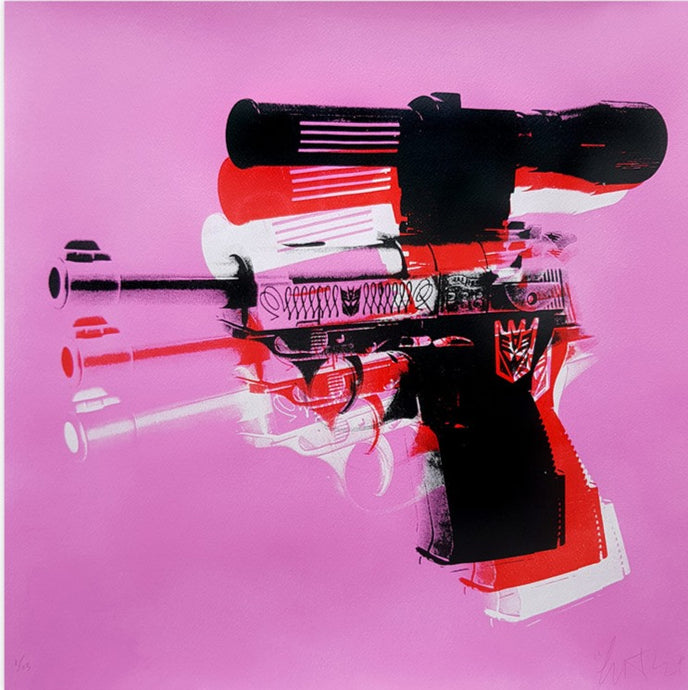 Copyright - Warhol Meets Megatron - Edition Rose - 13 exemplaires