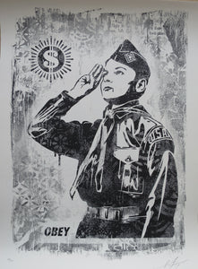 Shepard Fairey ( Obey ) -Learn to Obey Damaged - Edition of 400