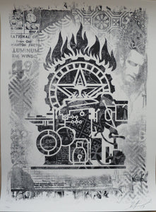 Shepard Fairey ( Obey ) - Printing Press Damaged - Edition of 400