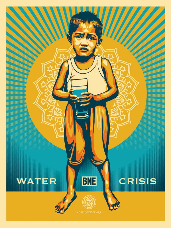 Shepard Fairey (Obey) - Water Crisis - Edition Of 400