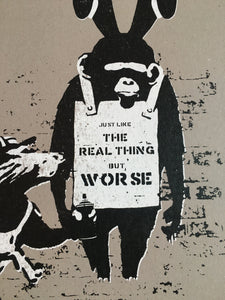Not Not Banksy - 11th Hour WORTHLESS - Edition 175