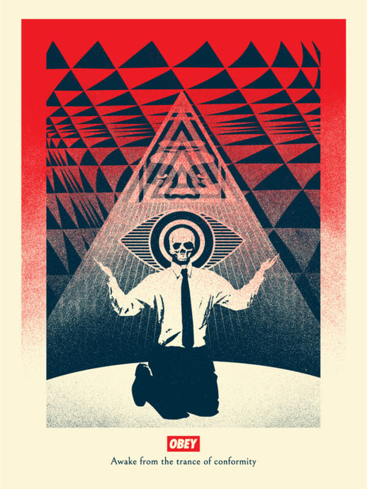 Shepard Fairey dit Obey - Conformity Trance Red - Edition of 350