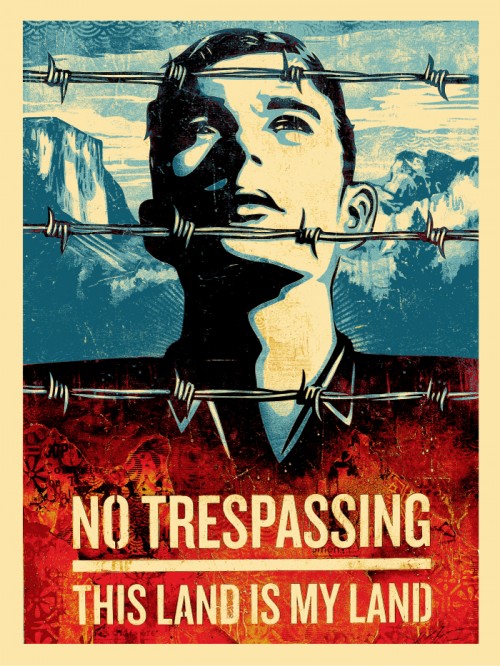 Shepard Fairey ( Obey ) - This land is your land