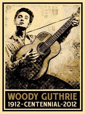 Shepard Fairey (OBEY) - Woody Guthrie Centennial - Edition of 450
