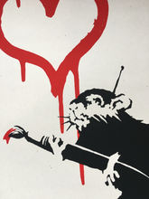 Charger l&#39;image dans la galerie, West Country Prince - Love Rat  - Banksy Copie